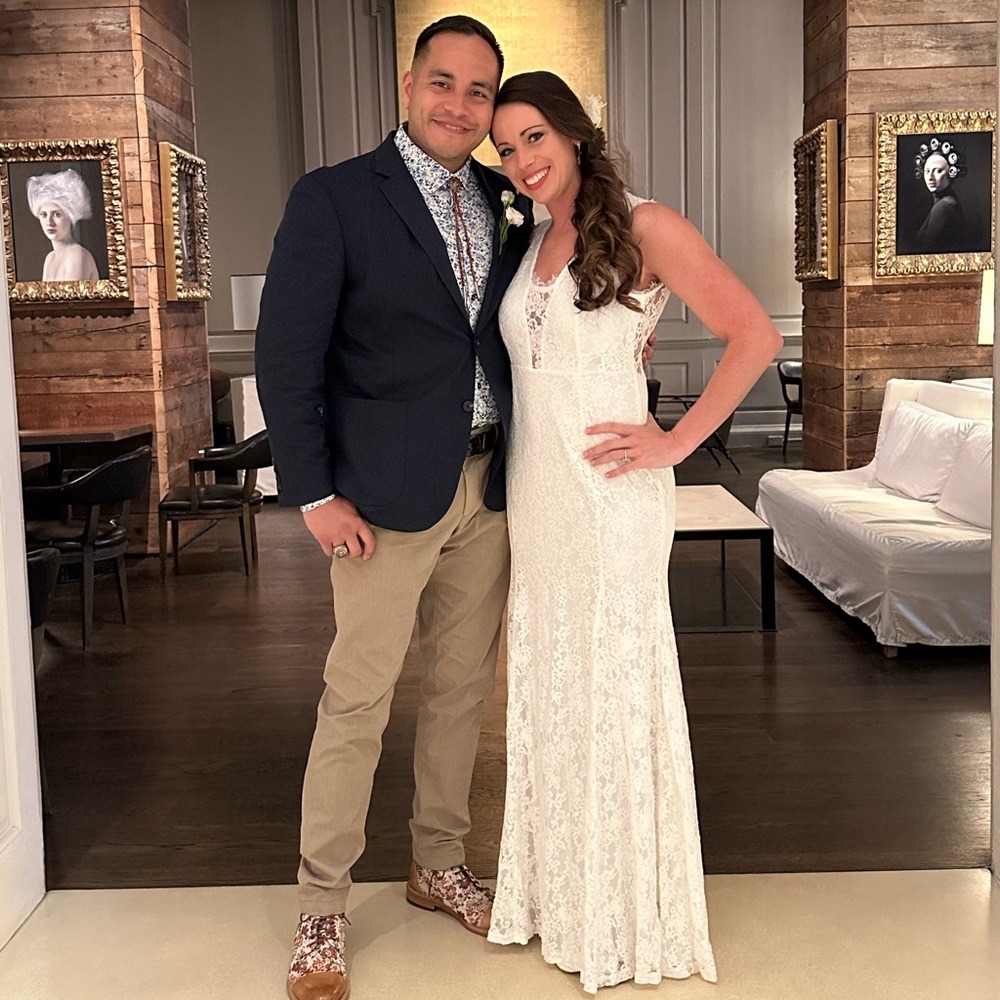 Lulus Backless Mermaid Wedding Dress